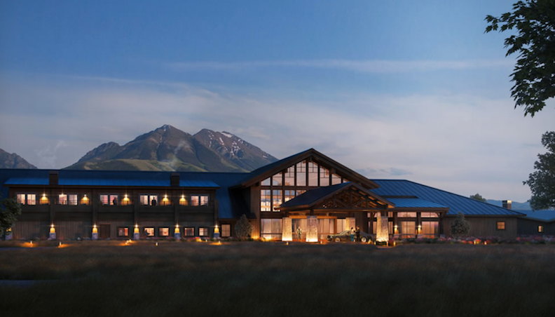 Sage Lodge . Yellowstone National Park . Montana .