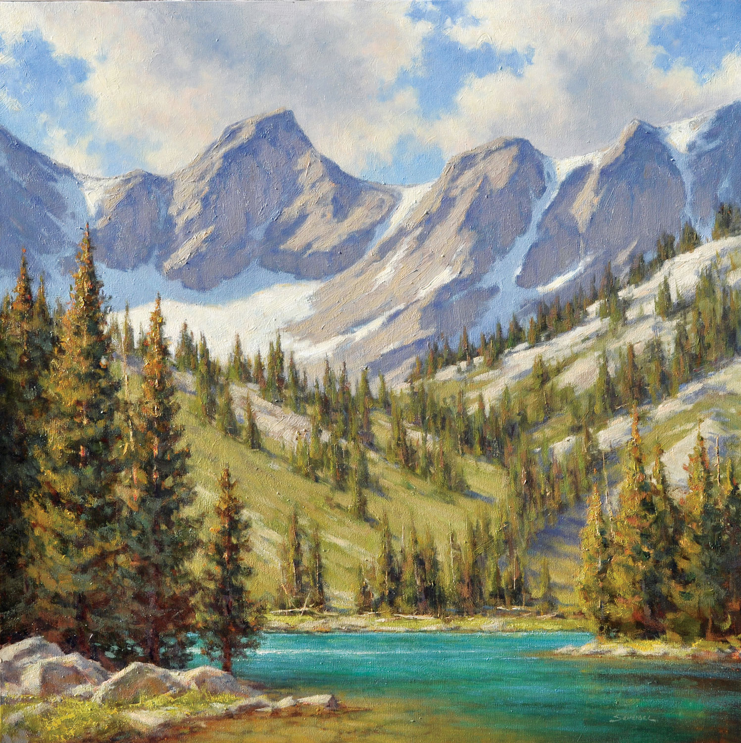 Uplifted in the Outdoors: Montana Landscape Painter Greg Scheibel is ...