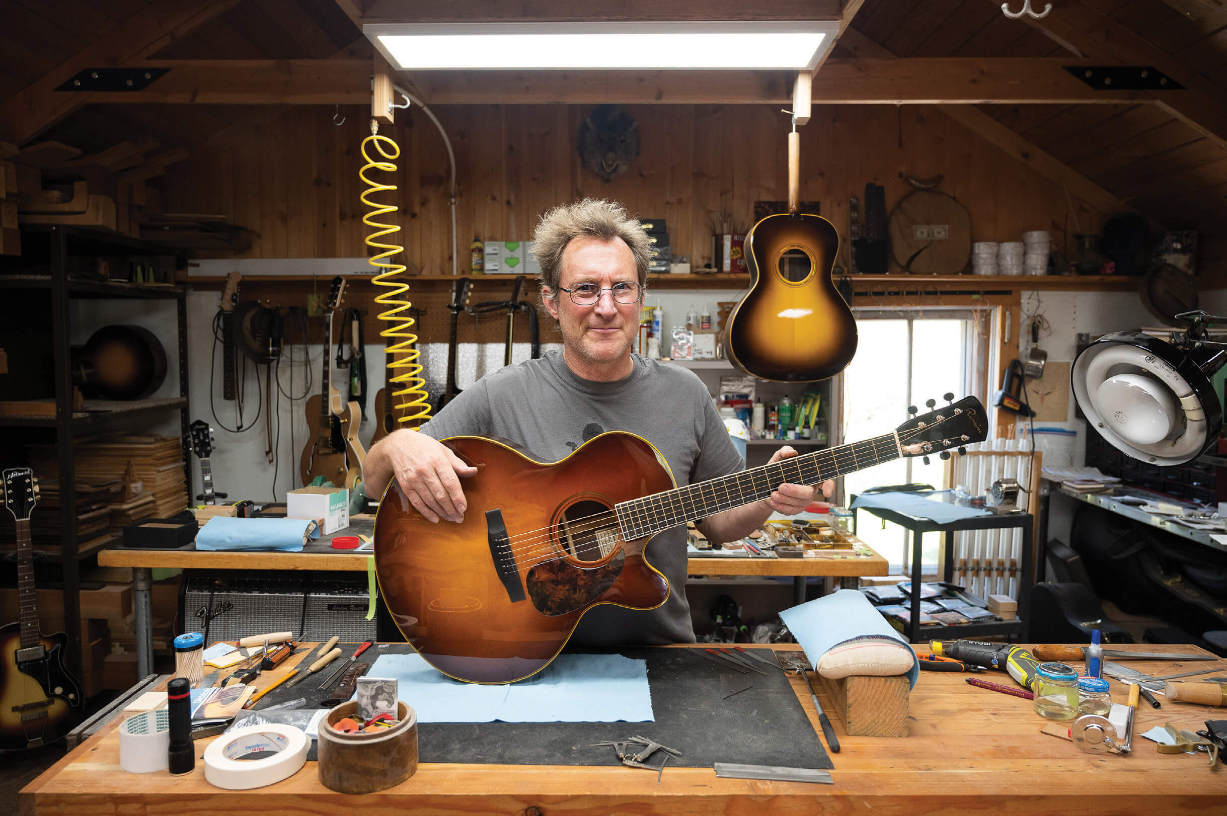 Thin Body Acoustic — Handmade Guitars - Luthier School - Guitar Repair