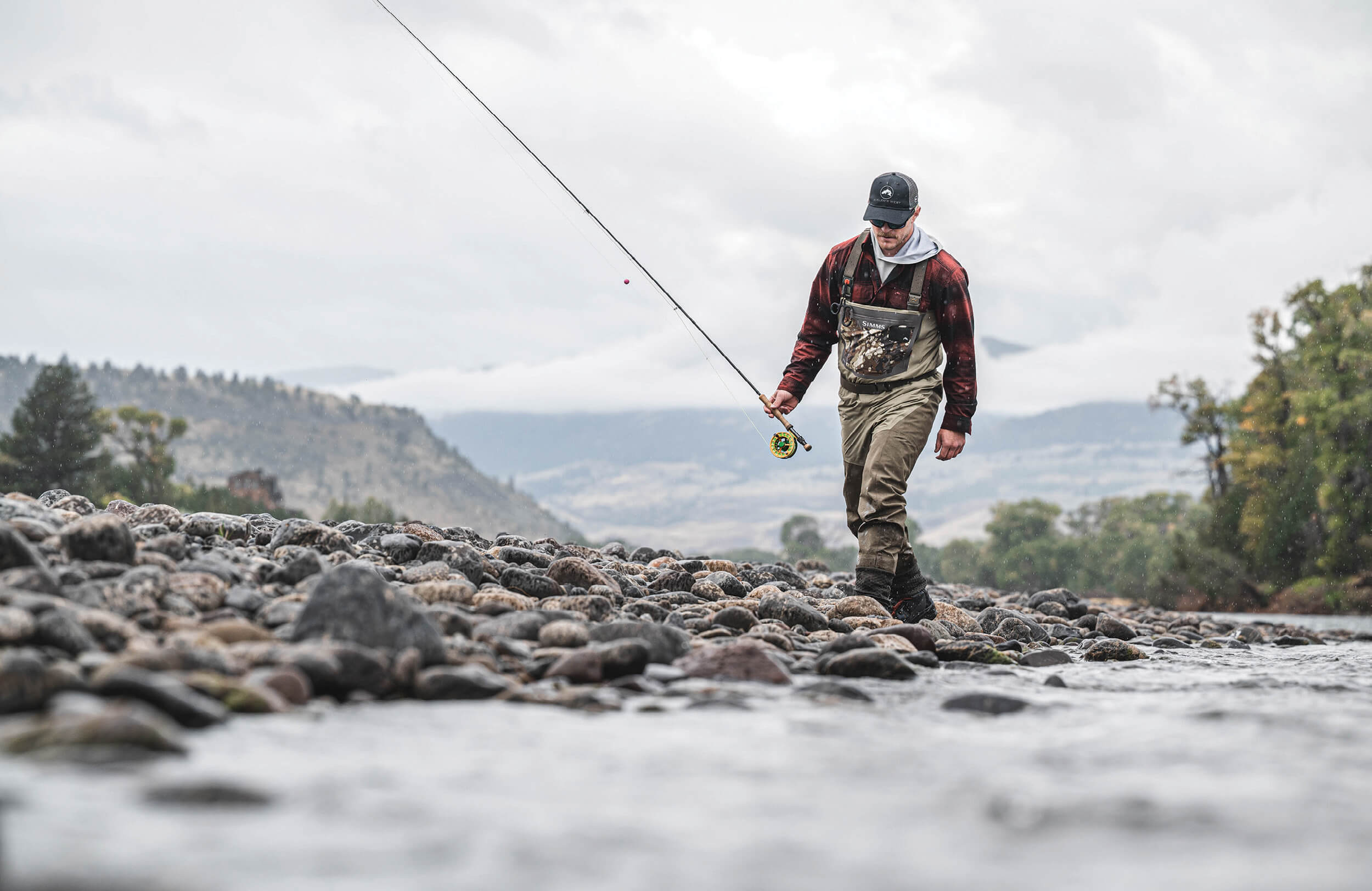 President Of Simms - Fly Fisherman